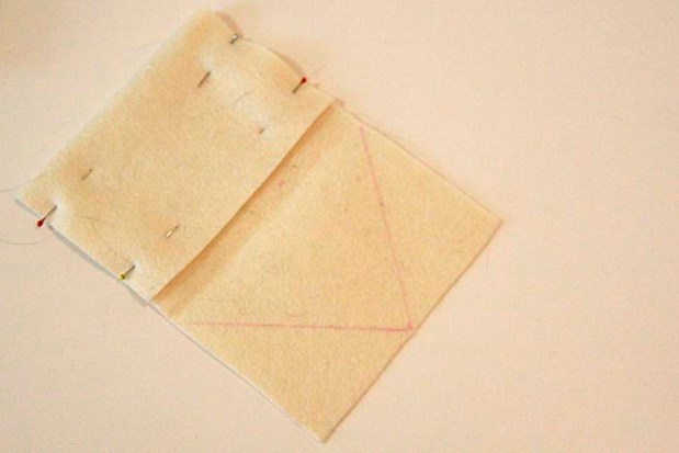 top of gift card envelope