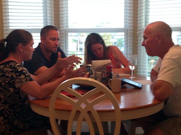 family book club meeting