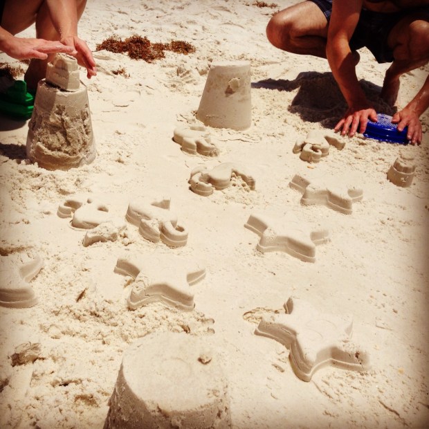 sandcastles