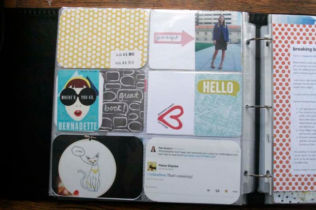 left page project life