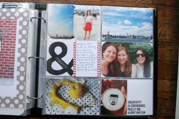 right page project life