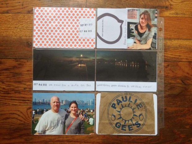 left page project life