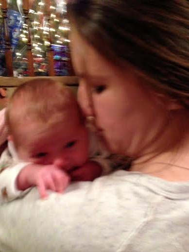 holding my niece
