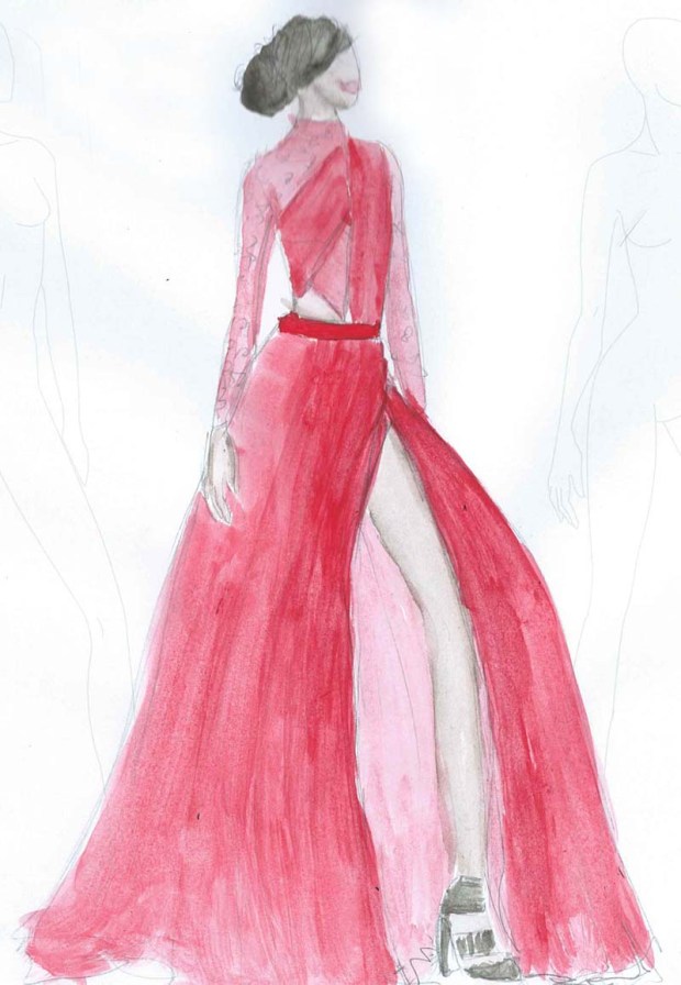prabal gurung fashion illustration