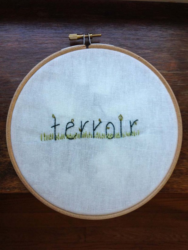 embroidery from jeff vandermeer's authority